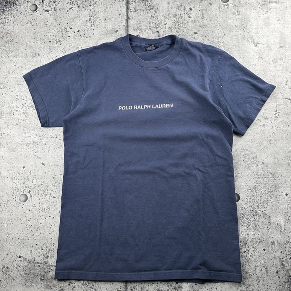 Ralph Lauren Other - Vintage Navy Polo Ralph Lauren Center Spell Out Shirt Size M